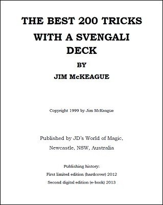 The Best 200 Tricks With A Svengali Deck by Jim McKeague (Instant Download) - Click Image to Close